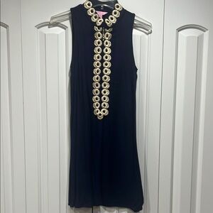 Lilly Pulitzer Women’s Dress with Gold Embellishments- Size 0 NEW